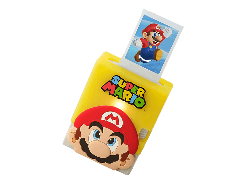 Impresora fotográfica - Fujifilm Instax Mini Link 3 Super Mario Kit, Impresión a Color, 318 ppp