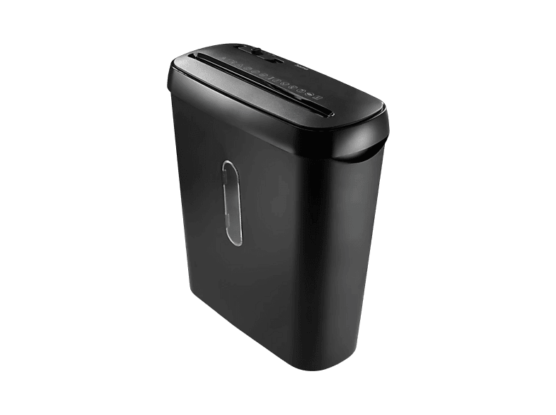 HAMA Aktenvernichter "Classic S61", Schredder mit Sicherheitsstufe P2 T2 E2, Schwarz Aktenvernichter