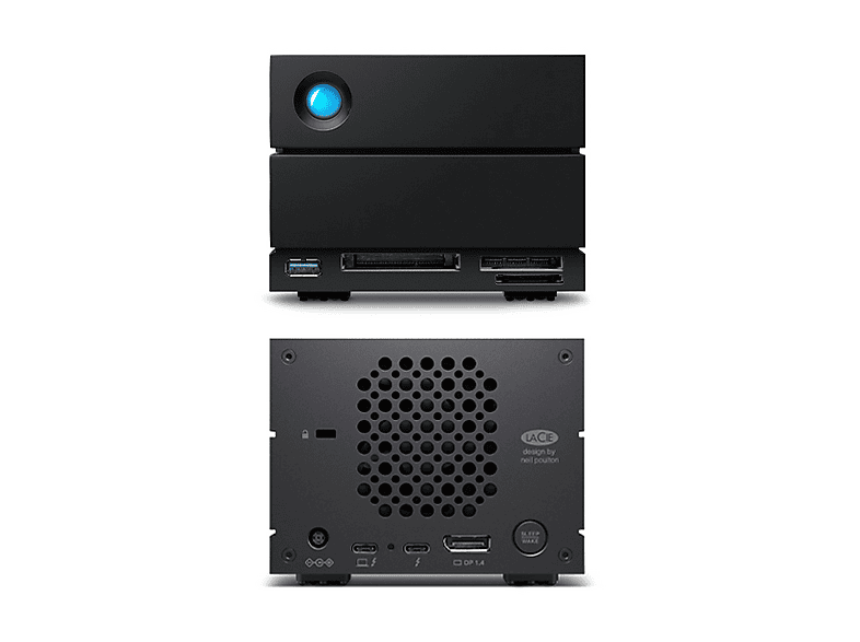 SEAGATE LaCie® 2big Dock RAID Speicher, 60 TB, Thunderbolt 3; Hardware Raid — Foto 2 von 4