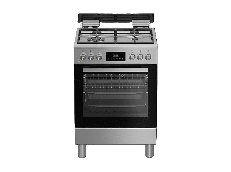 Hotpoint Ariston Cucina H6G8Lmsawx, Piano Cottura A Gas, Zone 4, Classe A