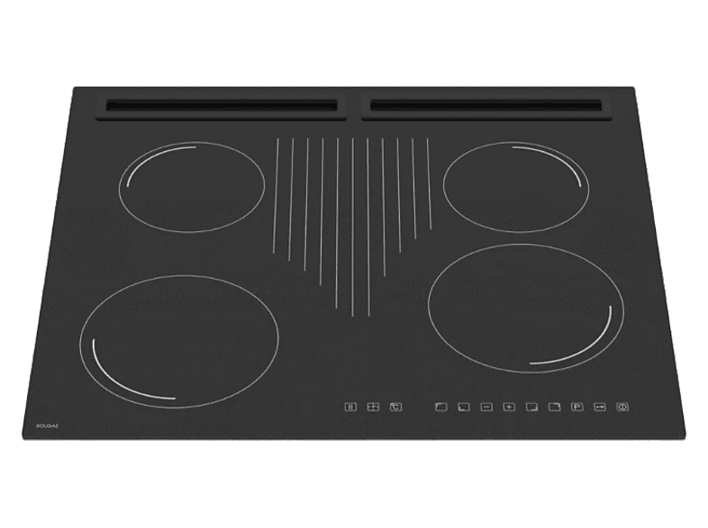 Płyta gazowa SOLGAZ Futura Pro Slim Mat 4+1 LPG-37 Czarny