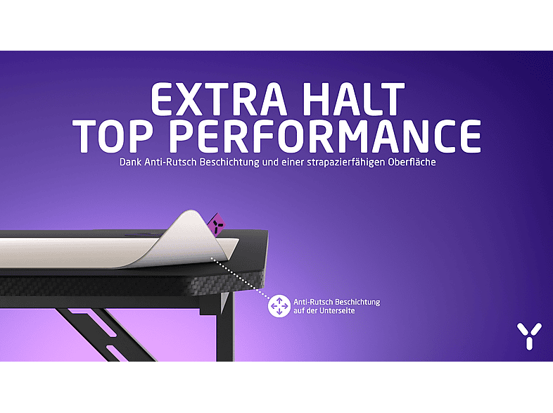 Thumbnail - ISY IMP-3500-XXL-WT Gaming Mauspad (900 mm x 360 mm)