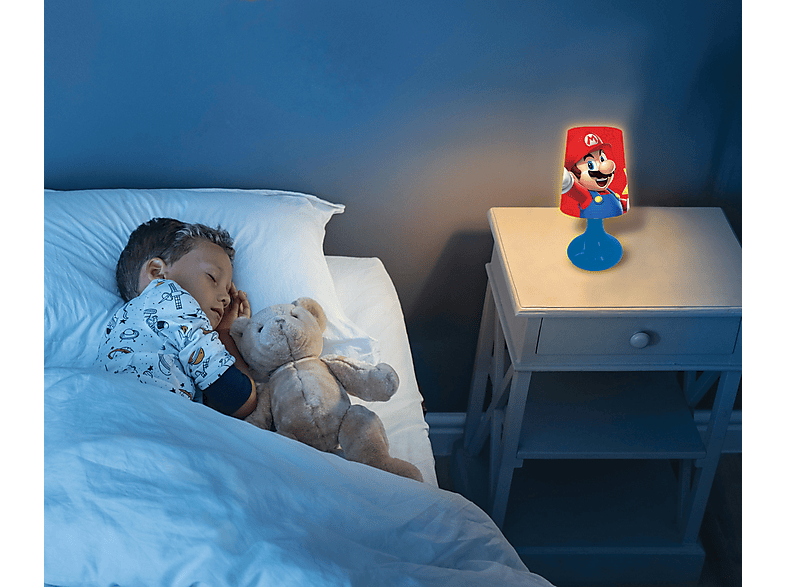 Thumbnail - LEXIBOOK NINTENDO SUPER MARIO NACHTTISCHLAMPE SCHNURLOS Leuchte