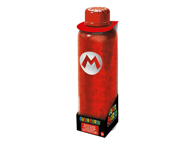 Termo - Sherwood Super Mario, 500 ml, Rojo