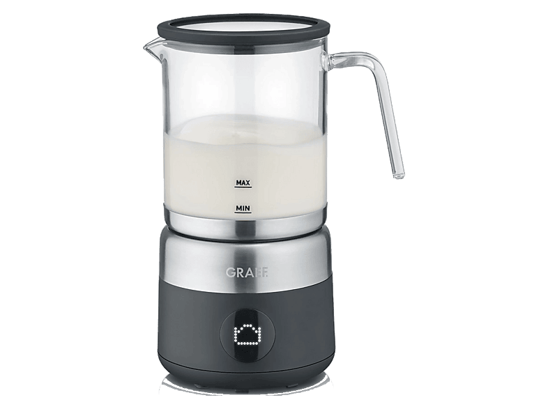 Graef MS802EU Milchaufschäumer (Schwarz, 600 Watt, 250 ml)