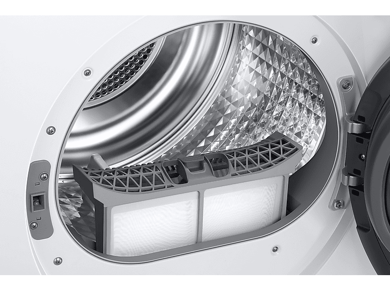 Samsung DV90DG6845LEU3 Wärmepumpentrockner (9 kg, EEK: A, 64 dB(A)), Weiß) — Foto 4 von 5