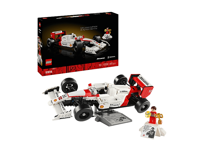 COSTRUZIONI LEGO Icons McLaren MP4/4 e Ayrton Senna - 10330