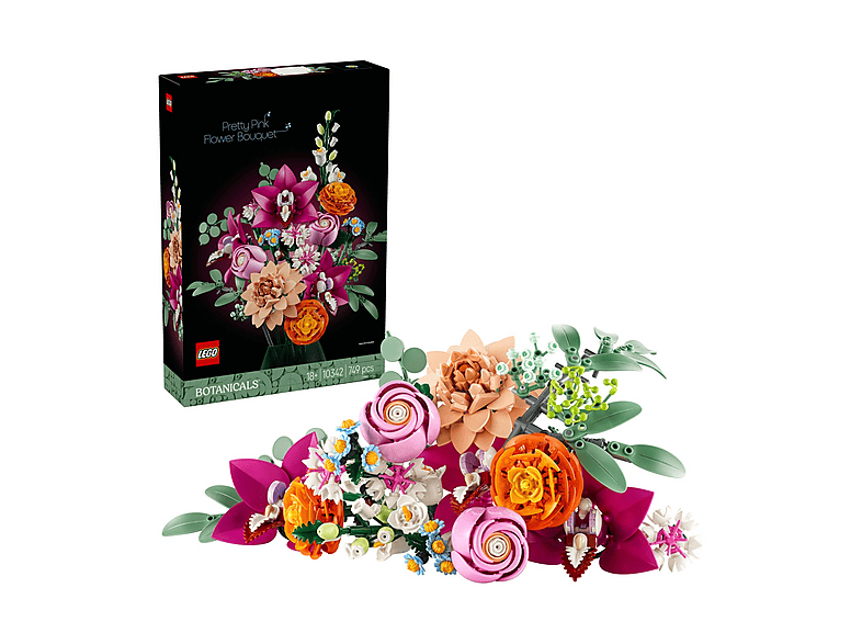 COSTRUZIONI LEGO Bouquet di fiori rosa
