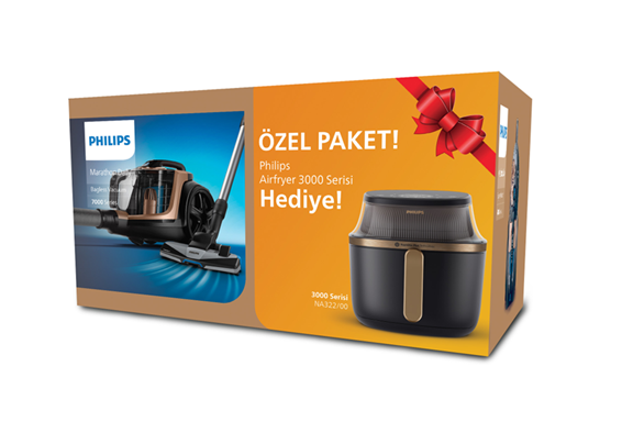 PHILIPS XB7151/07 Marathon Elektrikli Süpürge NA322/00 Airfryer