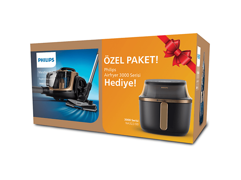 PHILIPS XB7151/07 Marathon Elektrikli Süpürge NA322/00 Airfryer