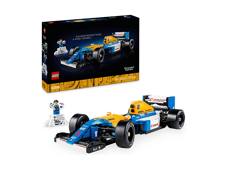 COSTRUZIONI LEGO Icons Williams Racing FW14B e Nigel Mansell - 10353