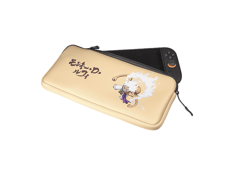 Kit accesorios - FR-TEC One Piece OP1001, Nintendo Switch 2, Incluye Bolsa de transporte+grips+cristal templado+gamuza para limpiar pantalla, Beige