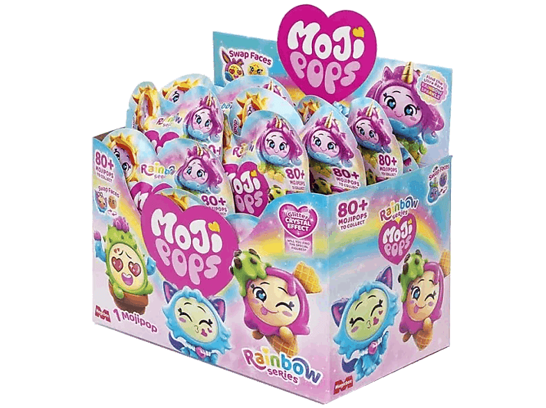 Pack Merchandising - MagicBox RAINBOW SERIES ONE PACK, Incluye 1 Mojipop y checklist, Rainbow Series