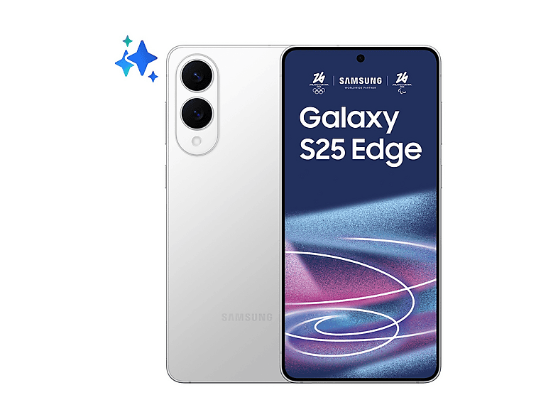 SAMSUNG Galaxy S25 Edge 512GB, 512 GB, Titanium Silver