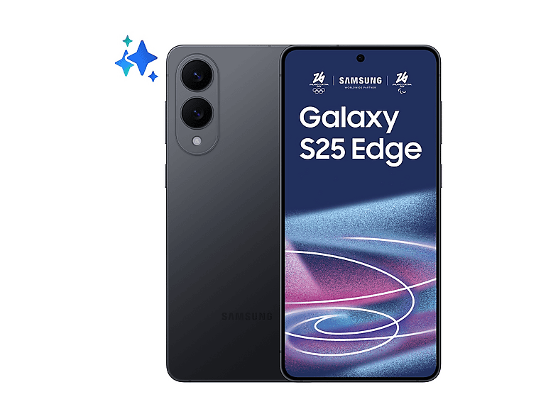 SAMSUNG Galaxy S25 Edge 256GB, 256 GB, Titanium Jetblack