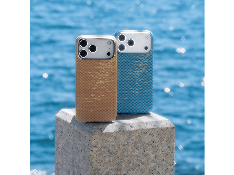 Etui PITAKA Ultra-Slim MagSafe do Apple iPhone 17 Pro Golden Glint – zdjęcie 2