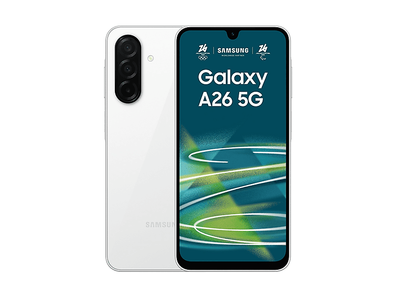 SAMSUNG Galaxy A26 5G 256GB, 256 GB, White
