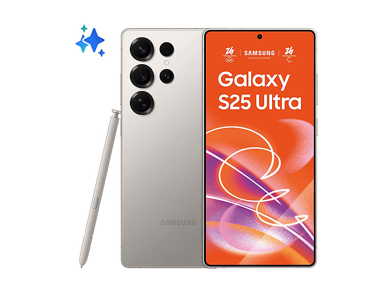SAMSUNG Galaxy S25 Ultra 1TB, 1000 GB, Titanium Gray