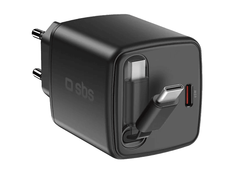 SBS TETRRET65WK GAN 65W USB-C 0.75m