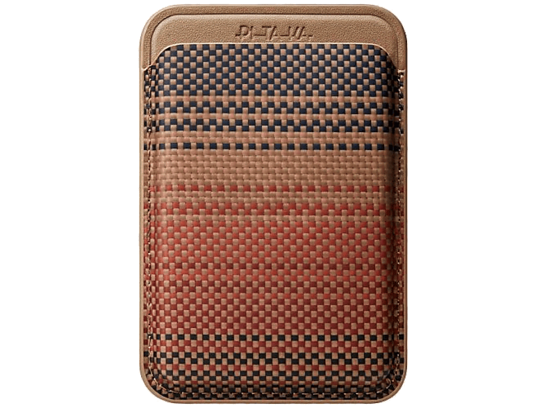 Etui portfel PITAKA Woven Wallet MagSafe Sunset