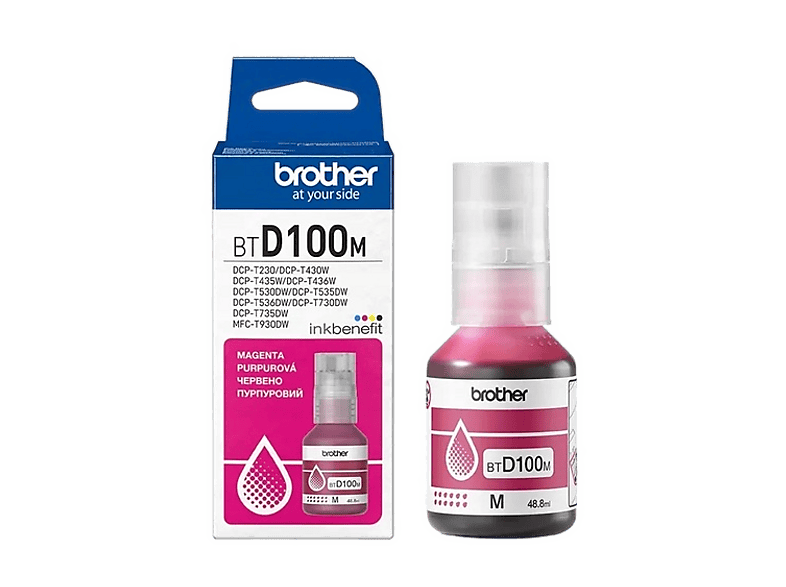Brother BTD100M Purpurowy 48,8ml