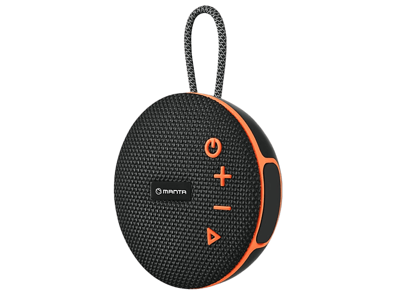 Głośnik przenośny Bluetooth MANTA SPK02GO Czarno-pomarańczowy