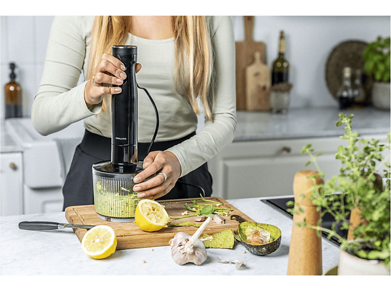 Zwilling Enfinigy Zerkleinerer für Stabmixer (Schwarz, 800 Watt, 400 ml)