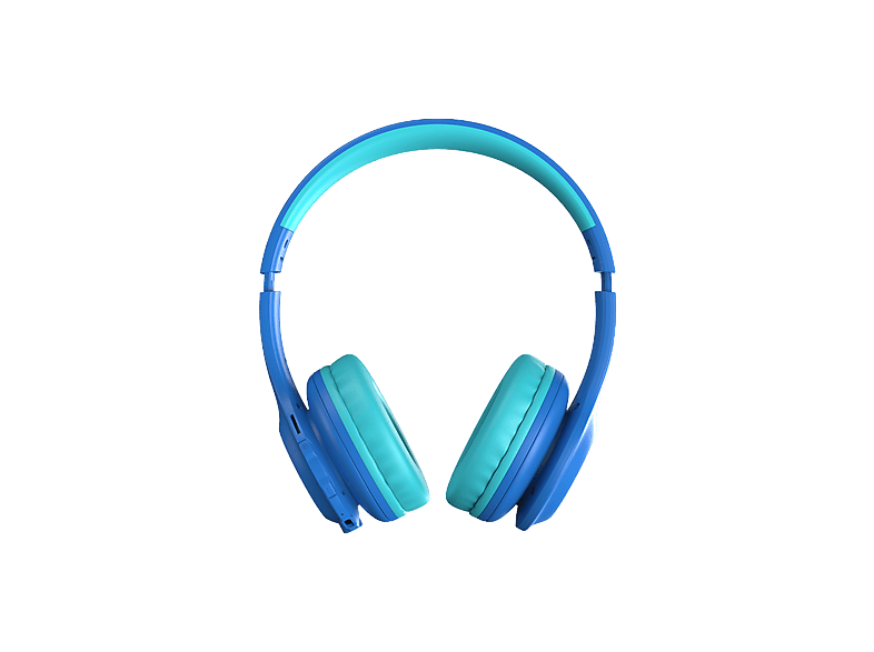 Ttec 2Km172Gm SoundBuddy Funled LED Işıklı Kulak Üstü Bluetooth Çocuk Kulaklığı Gök Mavisi
