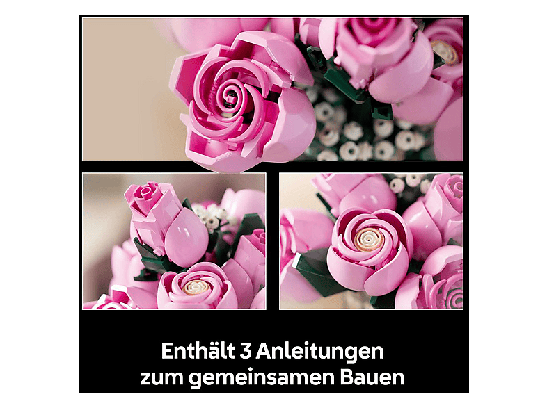 Lego The Botanical Collection 10374: Rosa Rosenstrauß Bausatz — Foto 5 von 5