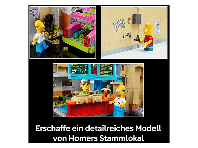 Thumbnail - LEGO Icons 10352 The Simpsons: Krusty Burger Bausatz, Mehrfarbig