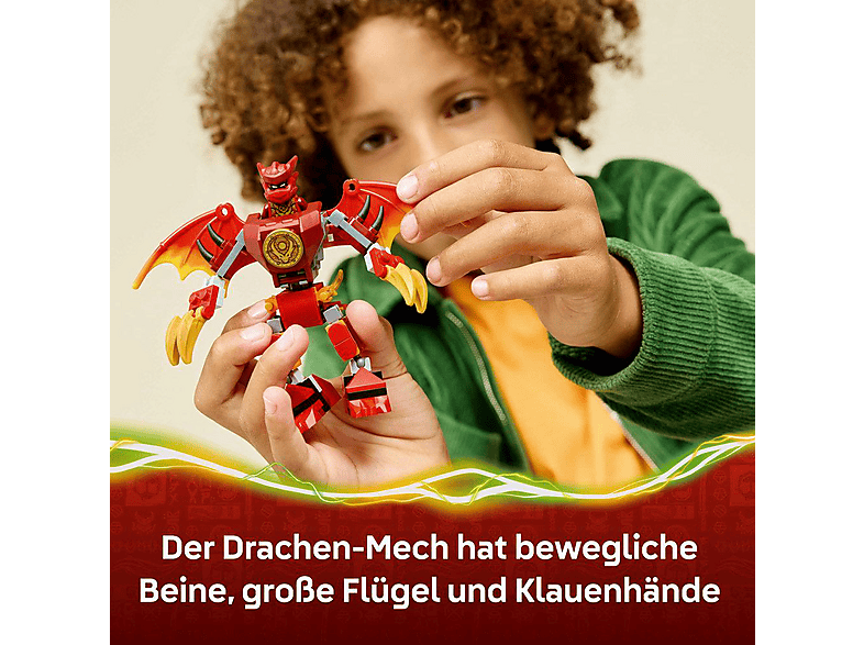 Thumbnail - LEGO Ninjago 71851 Kais Drachen-Mech Battle Set Bausatz, Mehrfarbig