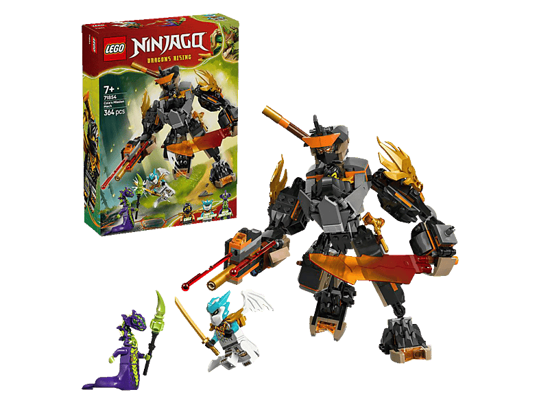 Lego Ninjago 71854 Coles Action-Mech und Drachen-Zane (Ab 7 Jahren) Bausatz