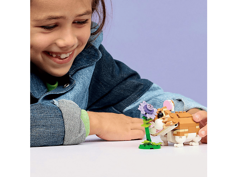 Thumbnail - LEGO Creator 31376 Niedlicher Hamster mit Blume Bausatz, Mehrfarbig