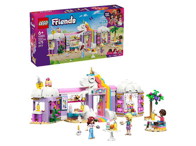 Lego Friends 42684 Einhorn-Traumcafé (Ab 6 Jahren) Bausatz