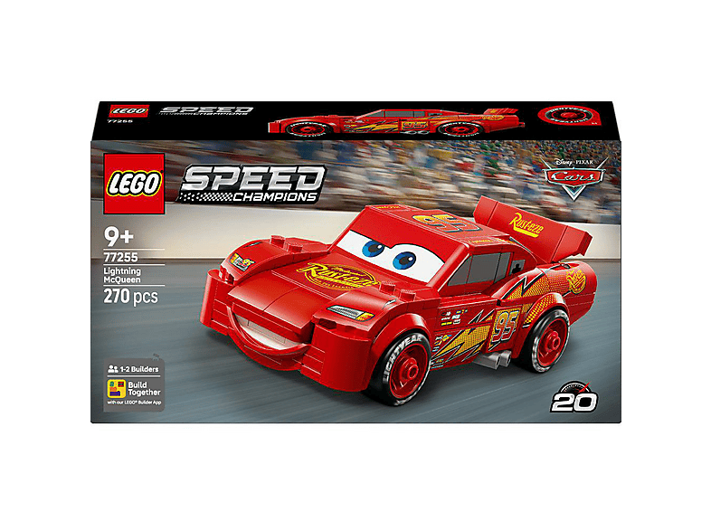 Lego Disney: 77255 Lightning McQueen Bausatz, Rot — Foto 3 von 5