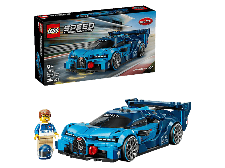 Lego Speed Champions 77253 Bugatti Vision GT Hypersportwagen (Ab 9 Jahren) Bausatz