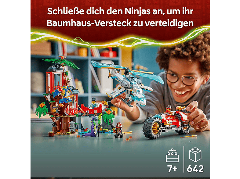 Lego Ninjago 71857 Showdown am Baumhaus mit dem Ninja-Bike Bausatz, Mehrfarbig — Foto 2 von 5