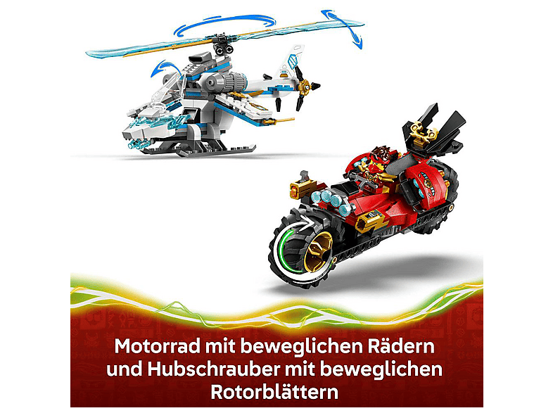 Lego Ninjago 71857 Showdown am Baumhaus mit dem Ninja-Bike Bausatz, Mehrfarbig — Foto 4 von 5