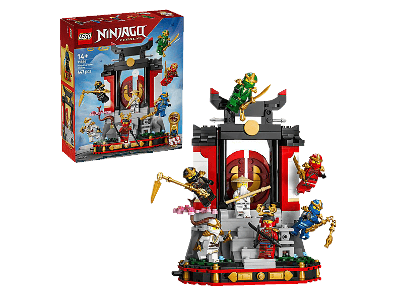 Lego NinjaGO: 71866 15-jähriges Jubiläum: Ninja-Charaktere zum Ausstellen Bausatz, Mehrfarbig