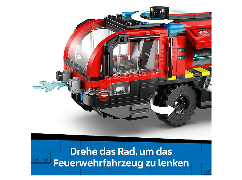 Lego City 60499 Flughafenlöschfahrzeug Bausatz, Mehrfarbig — Foto 4 von 5