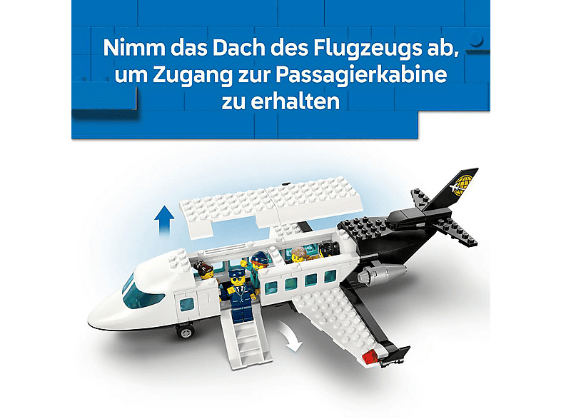 Thumbnail - LEGO City 60502 Flughafen mit Flugzeug Bausatz, Mehrfarbig