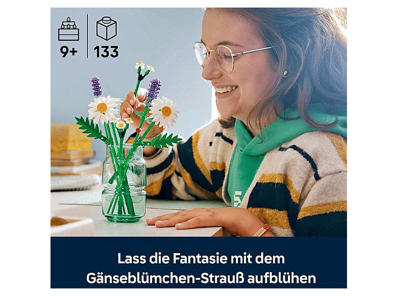 Thumbnail - LEGO Botanicals 11508 Gänseblümchen Bausatz, Mehrfarbig