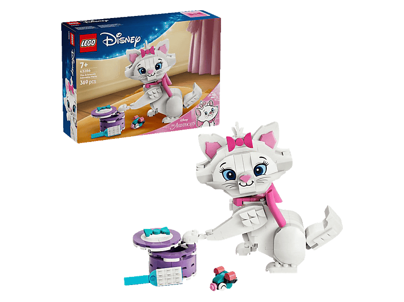 Lego Disney: 43286 Aristocats: Bezaubernde Marie (ab 7 Jahren) Bausatz, Mehrfarbig