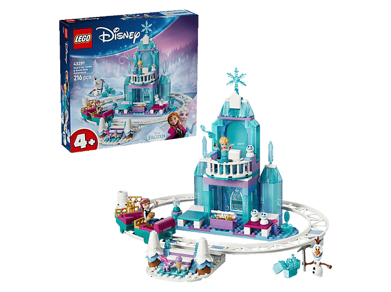 Lego Disney Princess 43281 Elsas Schlittenfahrt um den Eispalast (Ab 4 Jahren) Bausatz