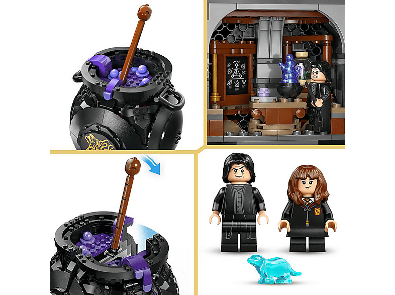 Lego Harry Potter™ 76464 Kessel: Geheimes Klassenzimmer für Zaubertränke (ab 10 Jahren) Bausatz, Mehrfarbig — Foto 5 von 5
