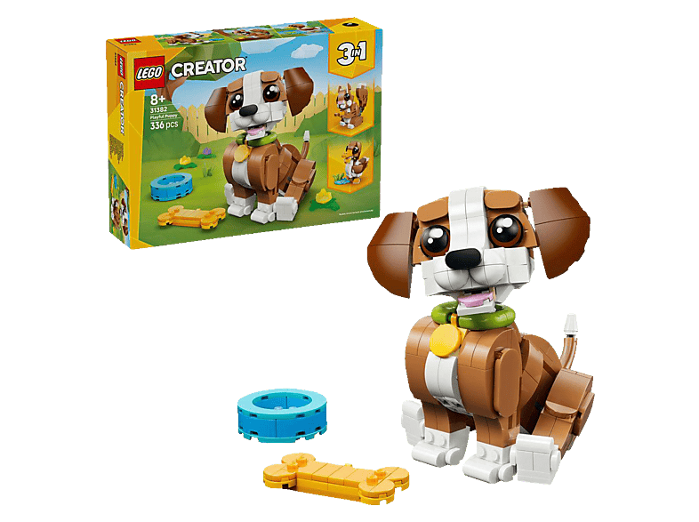 Lego Creator 31382 Niedliche Tiere: Verspielter Welpe (Ab 8 Jahren) Bausatz
