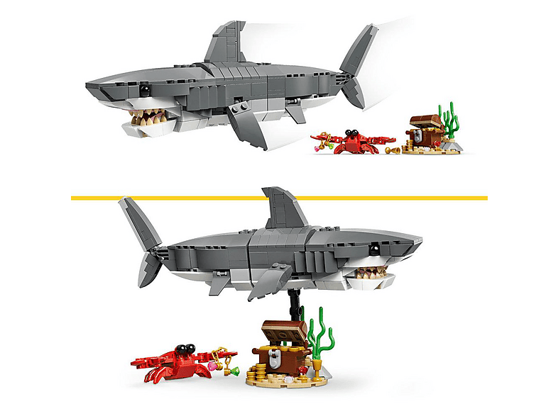 Lego Creator 31381 Wilder Hai mit Schatztruhe Bausatz, Mehrfarbig — Foto 4 von 5