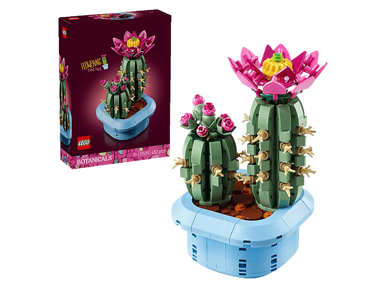 Lego The Botanical Collection: 11509 Blühender Kaktus (Ab 9 Jahren) Bausatz, Mehrfarbig