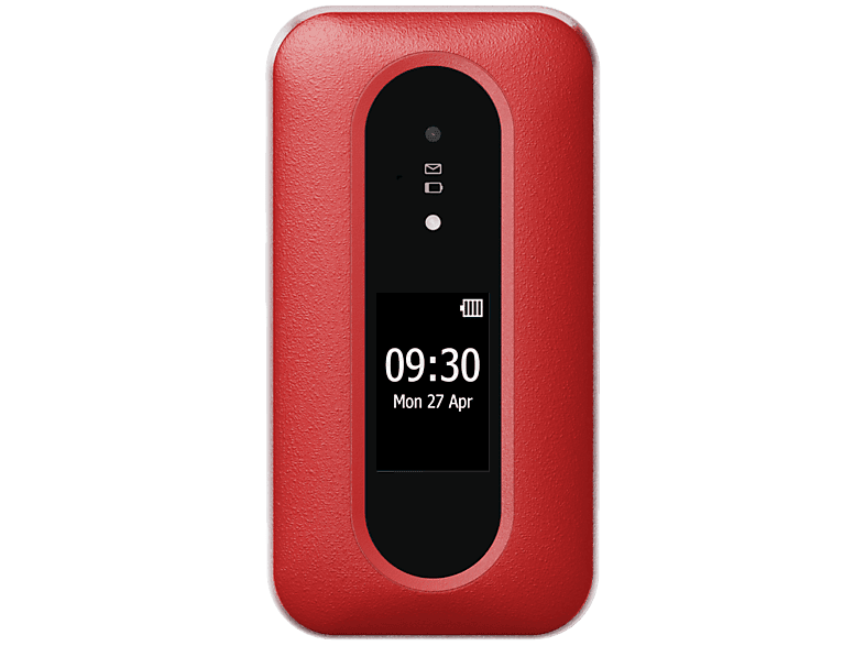 Doro 7030 ontgrendelde Dual SIM 4G gemakkelijk te gebruiken Clamshell mobiele telefoon voor senioren met WhatsApp, Facebook, GPS-locatie en wieg
