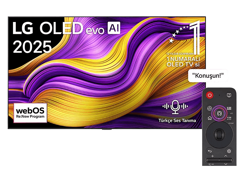 Lg Oled97G54Lw 87 inç 246 Ekran Dahili Uydu Alıcılı 4K UHD Oled TV
